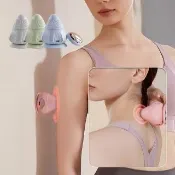 【Cube】電動吸附式錐形筋膜球 無線震動熱敷按摩器 按摩球 懶人隨身按摩 全身適用 肩頸腰背足底按摩