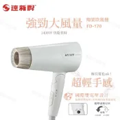 【達新牌】雙電壓 陶瓷遠紅外線吹風機 FD-170 折疊式 低磁波 旅行吹風機 簡易攜便 出國旅遊 國際電壓