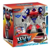 可超取🇰🇷韓國境內版 機器戰士 tobot 宇宙奇兵 w 紅色 車子 卡片 變形 機器人