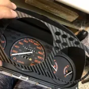 喜美 k8 熱壓卡夢儀錶飾蓋 ek9 spoon typeR em1 coupe ek ej crv mugen Rd1
