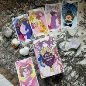 進口牌卡嚴選  𝓒.   Star Spinner Tarot 星織者塔羅牌 夢幻漫畫風