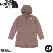 【The North Face 女 600FP 長版羽絨外套 AP《灰褐色》】7QW8/保暖/運動外套/戶外機能外套