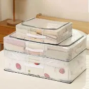 極美家居 床下收納箱-90L（床底收納箱 收納箱 衣物收納箱 整理箱 超大容量收納箱 透明收納箱）