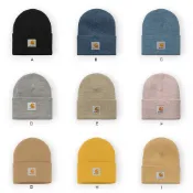 歐限 Carhartt WIP Short Watch Hat 基本款 Logo 毛帽 短版 黑色【高冠國際】