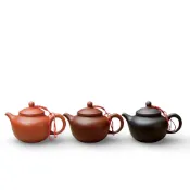 【台灣製造】敦圓壺 215ml 蔡美珠 泡茶壺 茶壺 茶具 紫砂壺 小茶壺 朱泥壺 鶯歌茶壺 泡茶壺陶瓷 泡茶組 茶具組