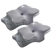 【MAXRO】(2入組) 眠柔枕2.0 石墨烯涼感機能枕 MX-BP07 導電沙枕 高回彈柔軟記憶棉