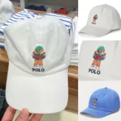 現貨 螃蟹熊🐻 Polo Ralph Lauren Polo Bear 青年版 刺繡熊熊 泰迪熊 老帽 棒球帽