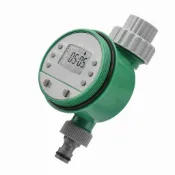 用於草坪農田庭院溫室的數字自動澆水定時器編程花園灌溉電池供電智能水控制器 2026