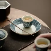 『百貨屋二號』繁花汝窯花邊壺承家用手工陶瓷茶具茶托茶承果盤托盤創意茶具配件