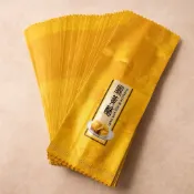【現貨】鳳黃酥包裝袋 100入 鳳梨酥包裝 棉紙袋 機封袋 烘焙包裝紙袋