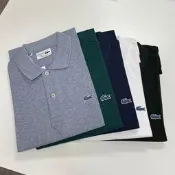  末晚家的賣場夏季新款紐約大寶 Lacoste/法國鱷魚 男士純棉純色休閒短袖POLO衫T