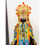 「華誠」媽祖款 衣帽優惠 媽祖帽 紙帽 + 月眉神衣 優惠套組 1尺2衣+7吋帽 天上聖母 媽祖 披肩肚兜