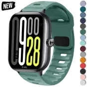 XIAOMI MI Redmi Watch 5 矽膠錶帶 4 小米 Mi Band 9Pro 8Pro 配件運動手鍊
