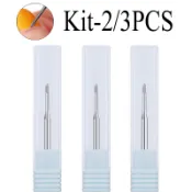 Kit-2/3件碳化鎢美甲鑽頭,修甲工具,適用於清潔指緣與指甲前期處理