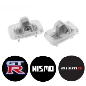 適用於 NISSAN GTR 汽車 LED 迎賓燈車門標誌禮貌投影燈適用於 GT-R NISMO R35