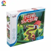【桌遊志】兒童通關玩具小紅帽與大灰狼小乖蛋親子互動智力邏輯思維益智桌遊