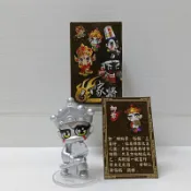 [ 三舍 ] 超商公仔 全家 八家將Q版公仔 銀色 柳爺 高約:5.5公分 材質:塑膠 P13