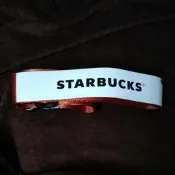 Starbucks星巴克「焦糖瑪奇朵行李束帶/綑綁帶」(全新未使用，約180*3.8CM)
