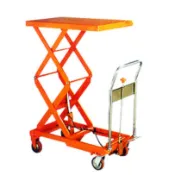 手動油壓升降台車 載重：500Kg 揚升最高高度1300mm(LT-500D)