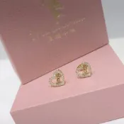 【焦糖小姐 Ms caramelo】不鏽鋼 LOVE 愛心耳環