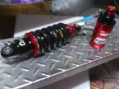 誠一機研 法斯特 FASTACE Q1 牽瓶雙向可調式 後避震器 酷龍 直上 野狼 KTR 雲豹 中央單槍 150 T1 T2 250 NK龍 光陽 三陽