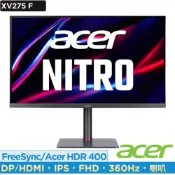 Acer 宏碁 Nitro XV275 F 27吋360Hz IPS電競螢幕 AMD FreeSync Premium