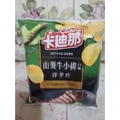 全新商品 聯華食品 卡迪那洋芋片 山葵牛小排口味 115g 有效日期2026.12月之後 現貨