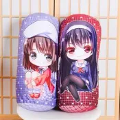 ★艦隊抱枕★ 原創 不起眼女主角培育法 加藤惠/霞之丘詩羽 學姐 動漫 糖果枕 靠枕 椎枕 圓柱形 小抱枕 SMO