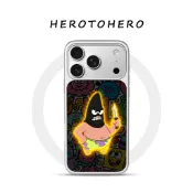 土匪派大星適用iphone17pro/17promax保護殼蘋果16手機殼18promax保護套15防摔13/14磁吸外