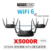 TOTOLINK X5000R/X6000R AX3000 WiFi 6 Giga無線路由器 WIFI分享 網路分享器