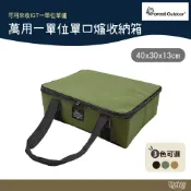 Forest Outdoor 萬用一單位單口爐收納箱 軍綠/卡其/黑【野外營】收納箱 碗盤收納箱 露營裝備箱