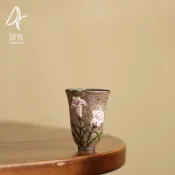 GPT推薦📣老巖泥霧巖凝香百合花聞香杯家用防燙陶瓷茶杯高檔功夫茶具主人杯*