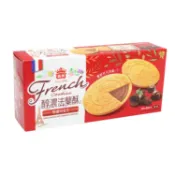 【蝦皮直營】義美 法蘭酥 132g 巧克力/牛奶/草莓/檸檬 零食 餅乾 夾心餅 下午茶 點心