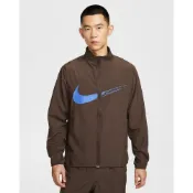 (店+)【NIKE 耐吉】NIKE AS DF FORM JKT GFX 咖 HV0395-237 休閒外套 男 運動 Dri-FIT