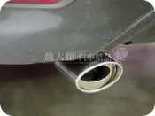 【魏大顆 汽車精品】CITY(14-)專用 不鏽鋼尾飾管ー排氣管套 白鐵尾管 排氣尾管 消聲器 排氣管尾段 GM6