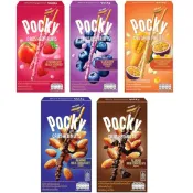「現貨免運」當天出貨-《GLICO》泰國 Pocky|香蕉 芒果 榴槤 玫瑰 藍莓 牛奶 堅果 |泰國 餅乾棒