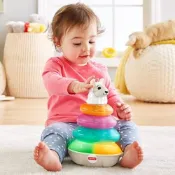 【玩具出租】Fisher-Price 費雪可愛羊駝聲光套圈- 月租金140+押金200