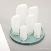 旅行分裝瓶擠壓式沐浴露化妝品乳液乳霜旅遊便攜小空瓶子軟管按壓