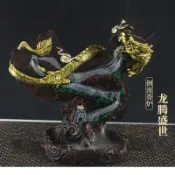 百貨屋二號 台倉現貨🎭龍騰盛世工藝品家居創意擺件倒流香爐家用茶桌辦公桌客廳凈化空氣 線條流暢 造型優美 精工打磨 獨具中式韻味之美 一刀一刻皆匠心