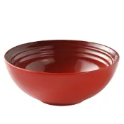 (店+)【Le Creuset】早餐穀片碗 16cm 櫻桃紅沙拉碗 料理碗 餐碗 入厝禮