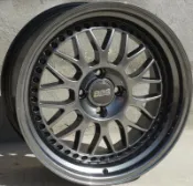 【員林 小茵 輪胎舘】類B牌 網狀 鋁圈 17吋 4X100 8.5J ET30 / 9.5J ET25 高亮黑車邊