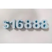 數字 英文字母 各種造型訂製 保麗龍切割 廣告 招牌 eps ps板 廣告字體 立體字 節慶 #105