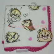 【買動漫】【奇奇蒂蒂 克莉絲 TSUM TSUM 手帕 迪士尼 DISNEY】松松 鬆鬆 堆積 花栗鼠 奇奇與蒂蒂 救難小福星