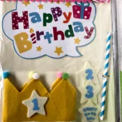 日本進口生日快樂小皇冠