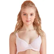 【EASY SHOP】萌萌小刺蝟-舒適美國棉軟鋼圈學生少女內衣(甜蜜粉)