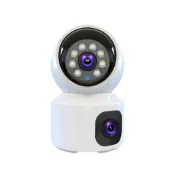(店+)YOOSEE雙鏡頭600萬旗艦版監視器 SONY廣角自動追蹤 彩色夜視 無線WIFI 記憶卡 監控 網路攝影機 鏡頭