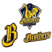 中信兄弟 隊徽金屬徽章 猛象 圖騰 Brothers logo 象牙 大B 兄弟象 別針