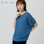 a la sha 蘋果鉤標涼感針織上衣
