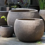 免運開票 大號透氣紫砂紫砂陶瓷土花盆庭院客廳陽臺落地家用圓形魚缸荷花盆碗蓮盆缸 錦鯉缸 魚缸 水缸 魚缸 庭院仿石大水缸