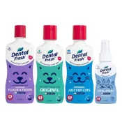 (店+)【Dental Fresh 寵清新】潔牙白 新升級版 犬用 貓用 8OZ 17OZ 加強  一般/宅寵醬寵物用品